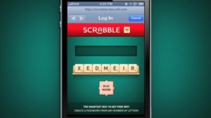 Scrabble+Free Wi-Fi